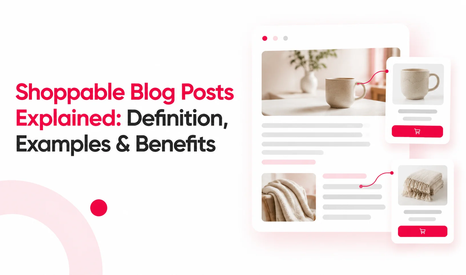 Shoppable blog posts