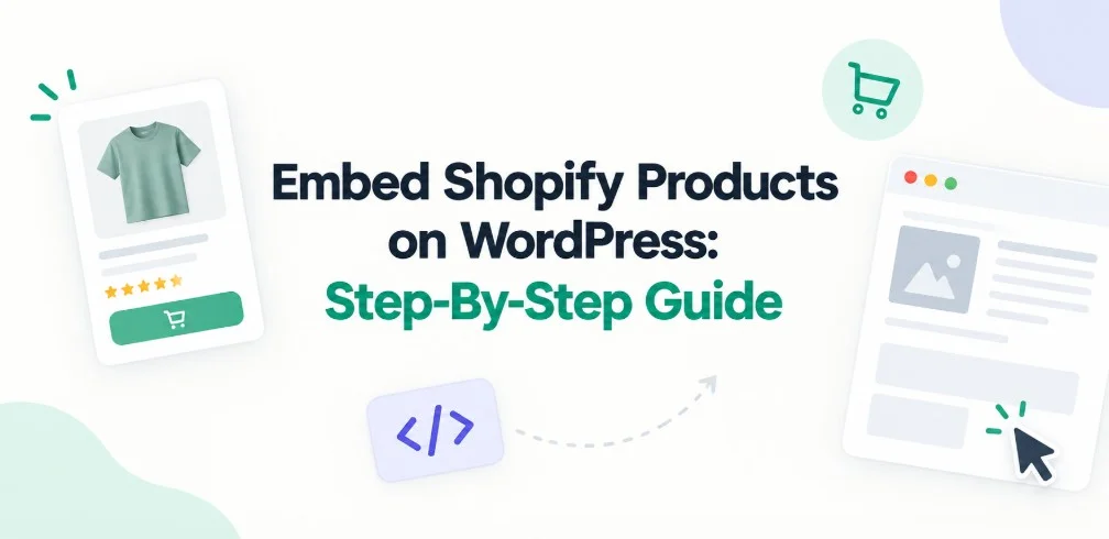 embed shopify products on wordpress - feature image