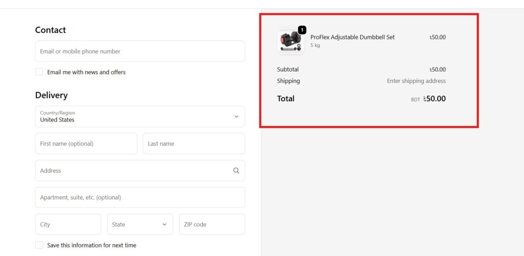 Embed Shopify Products in WordPress - sell workout gear  on WordPress using EmbedUp payment