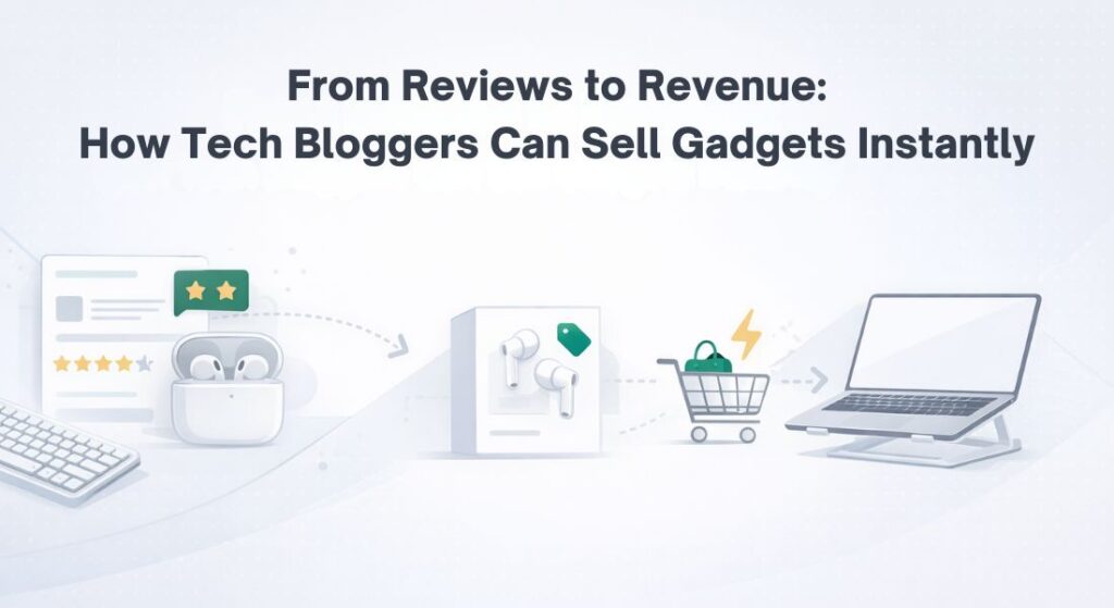 Sell Gadgets Online - Feature image