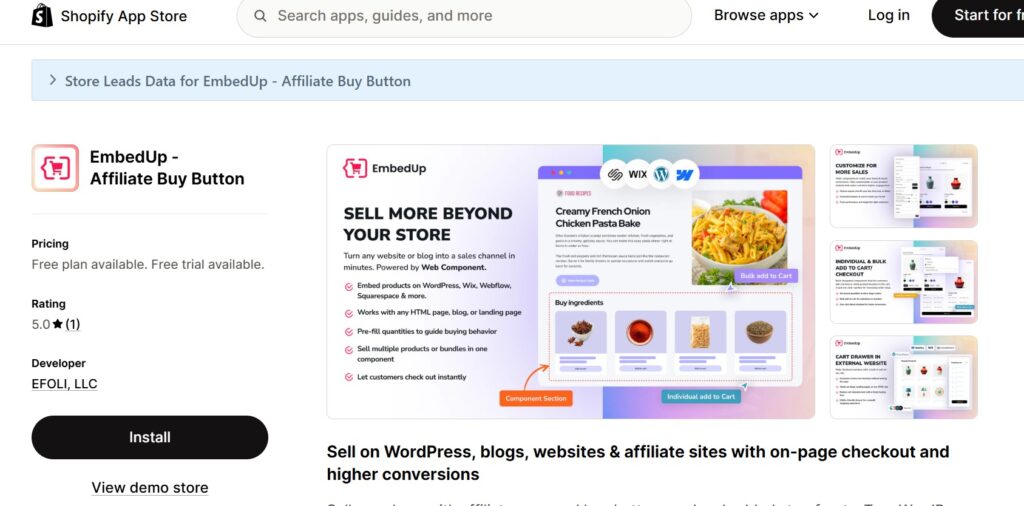 sell gadgets online - EmbedUp shopify app store
