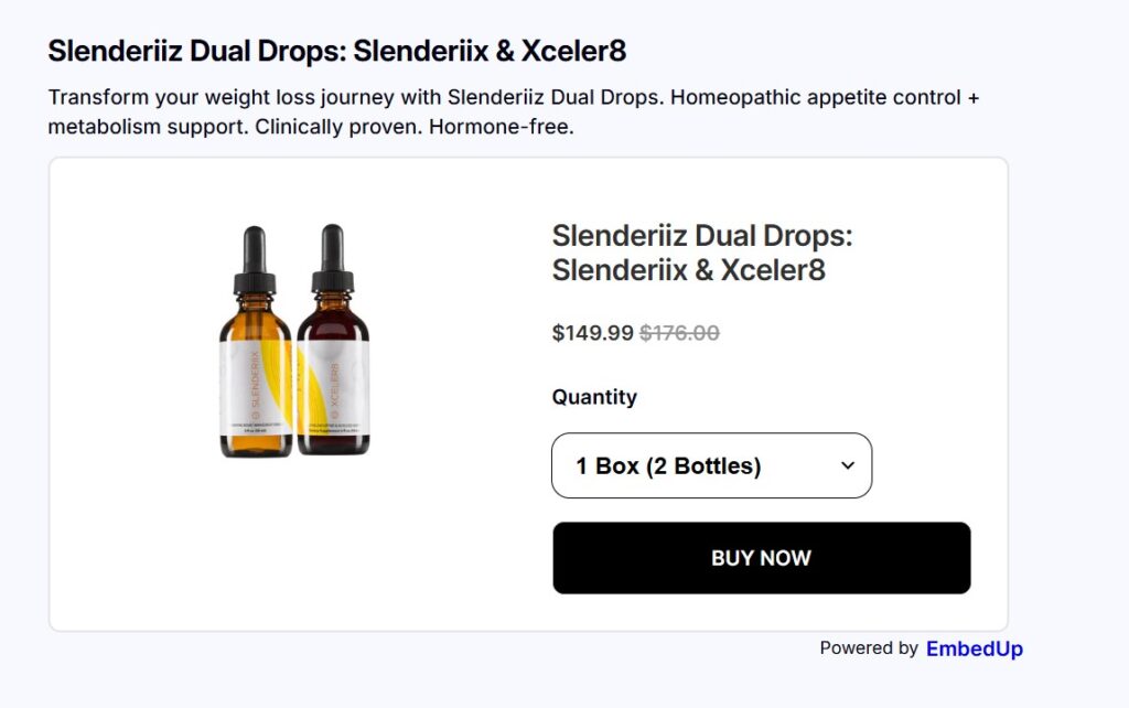 Slenderiiz Dual Drops - with embedup 