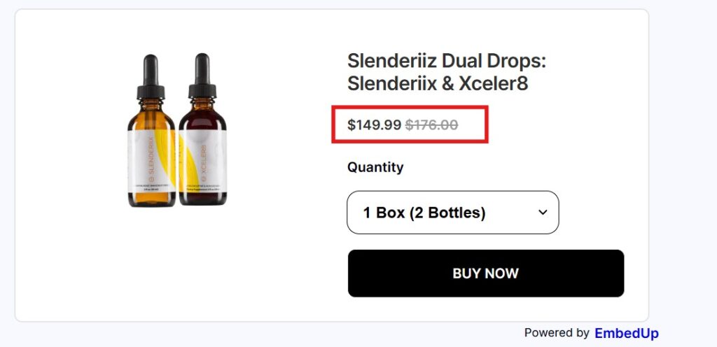 Slenderiiz Dual Drops - with embedup solution 2