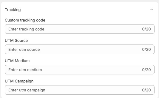 Tracking component